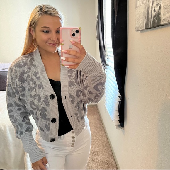 Wild Fable Cheetah Print Cardigan 